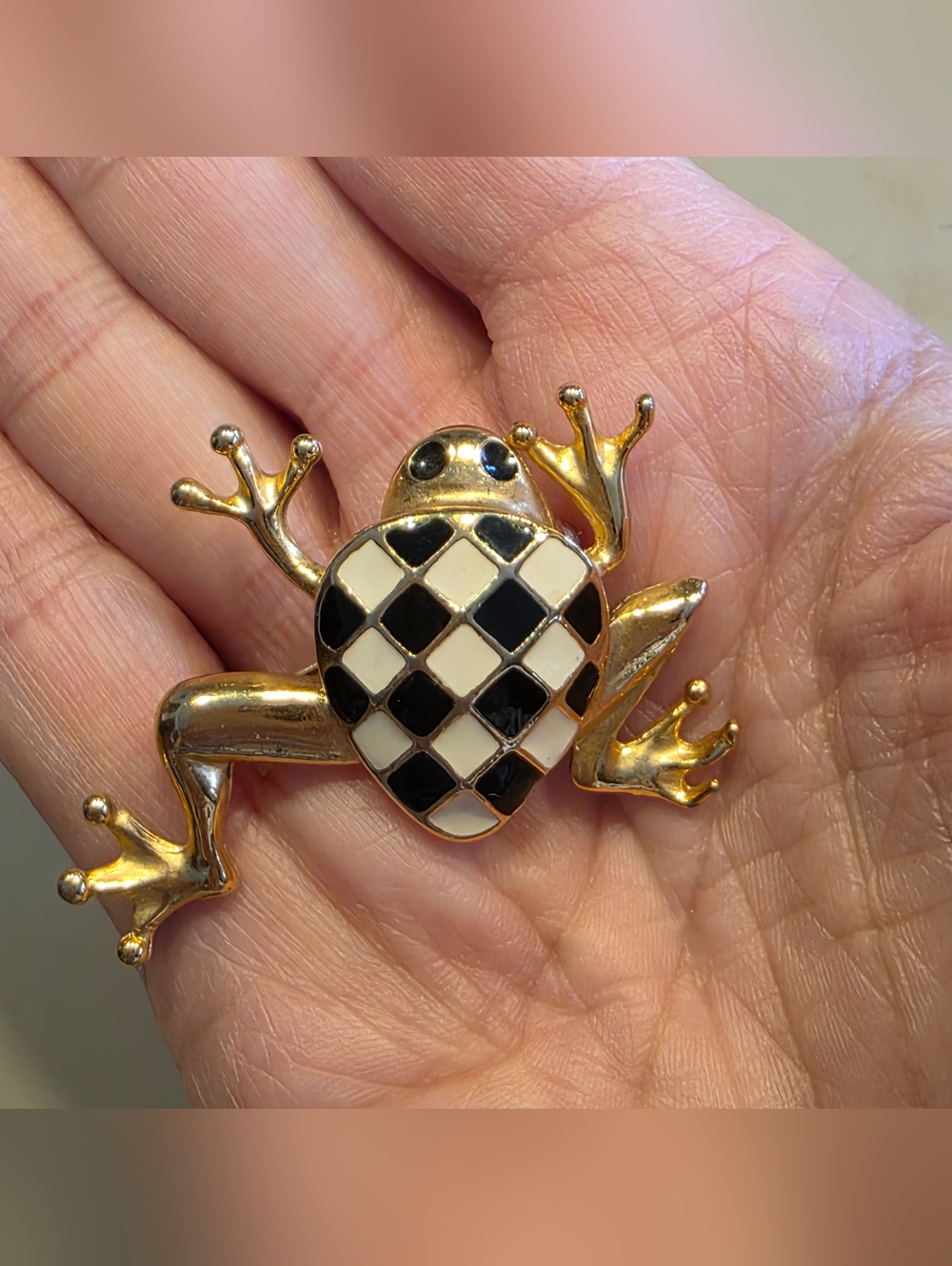 MacKenzie-Childs INSPIRED Frog Brooch